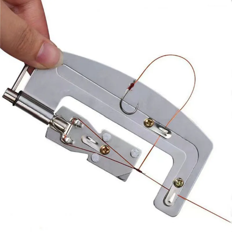 Semi Automatic Fishing Hooks Line Tier Machine Portable Stainless Steel