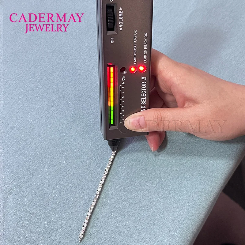 In Stock 3mm Stainless Steel Pass Diamond Tester VVS Moissanite Tennis Bracelet 3mm DEF Moissanite Iced Out Bracelet