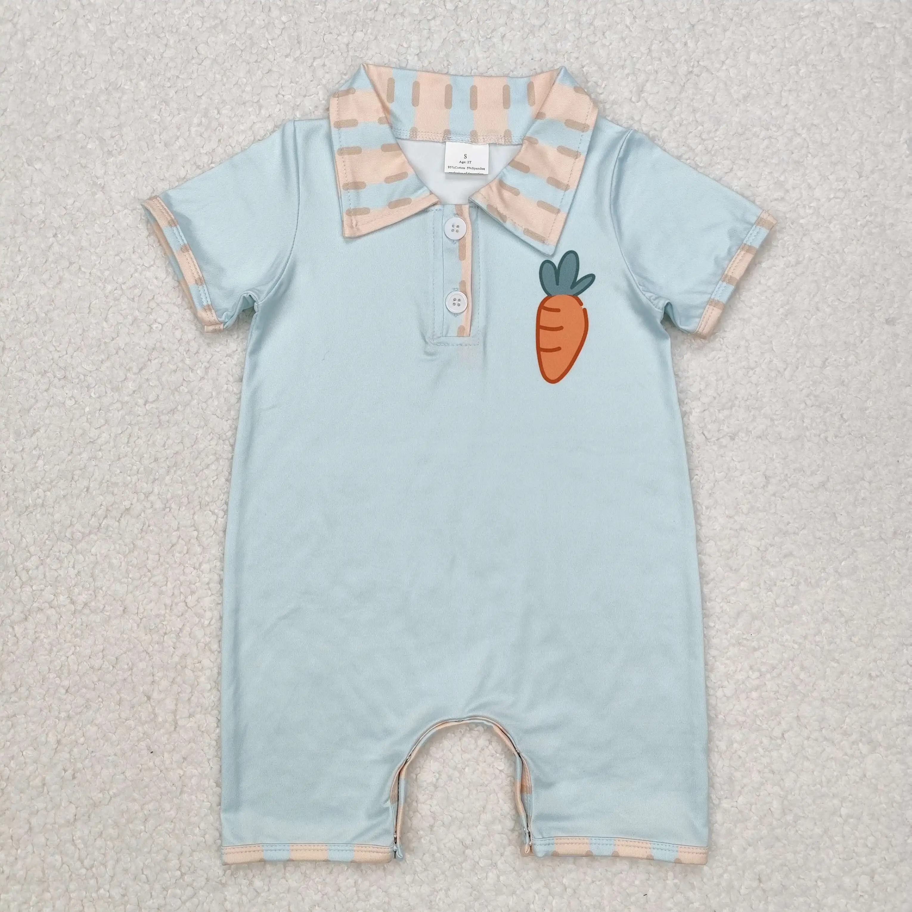 Kids Newborn One-piece Coverall Bodysuit Baby Boy Toddler Easter He Is Risen Cross Camo Romper Jumpsuit Clothing