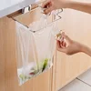 1PCS Stainless steel trash rack, closet Cabinet door trash bag holder, Kitchen accessories, 3