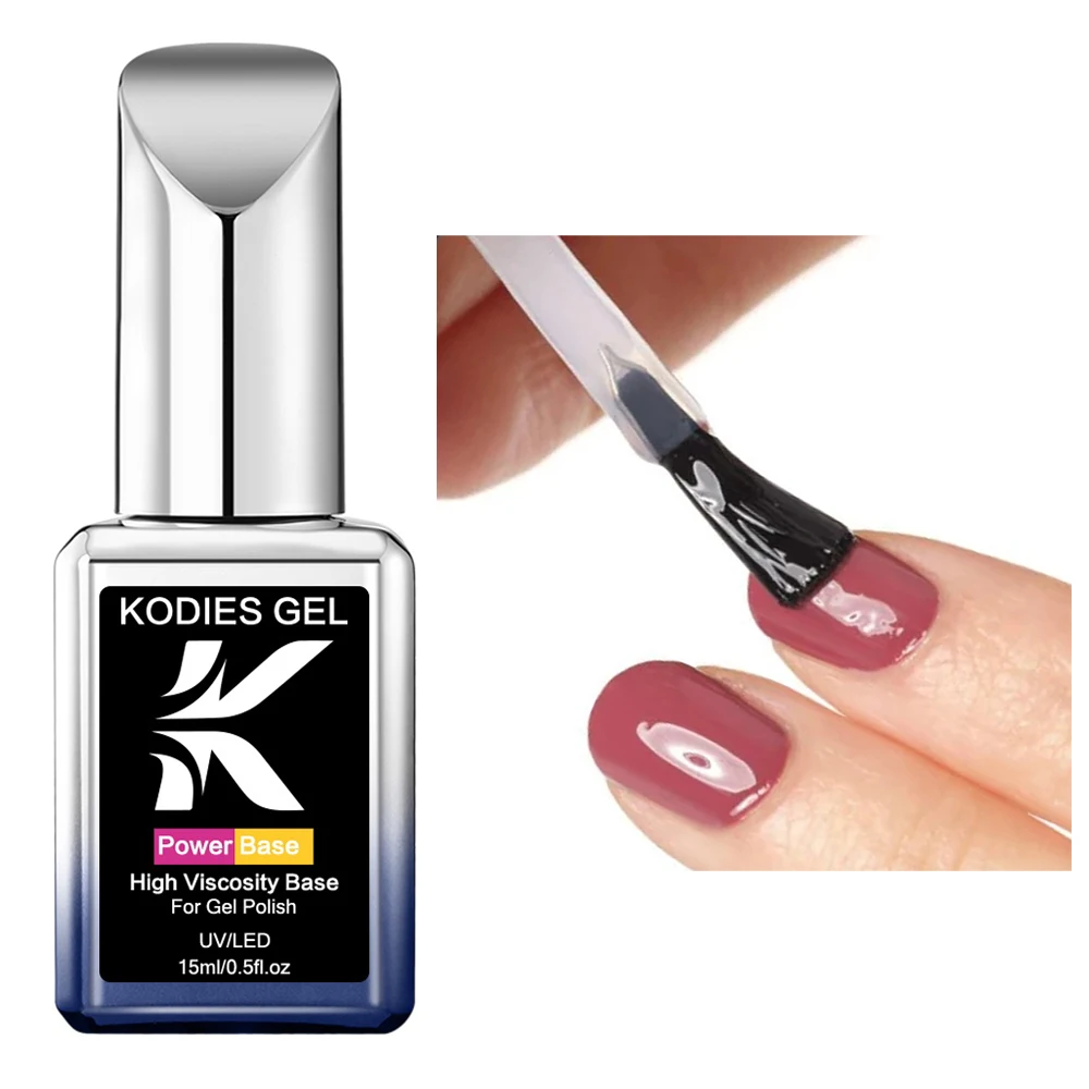 Professional Power Base Coat Gel Nail Polish Semi Permanent UV/LED Structure Base Gel Varnish Strong Adhesion Varnish