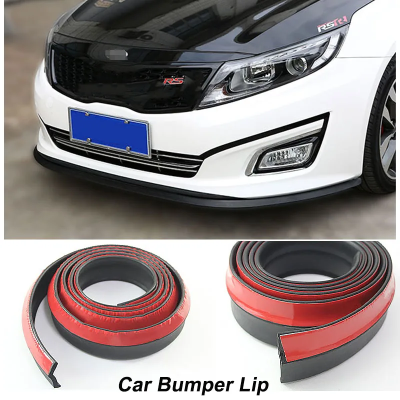 

Car Bumper Lips For KIA Cadenza K7 K2 Rio Pride Xcite Cinco RX-V Stylus Forte K3 Cerato Shuma Koup Body Kit Strip Front Tapes