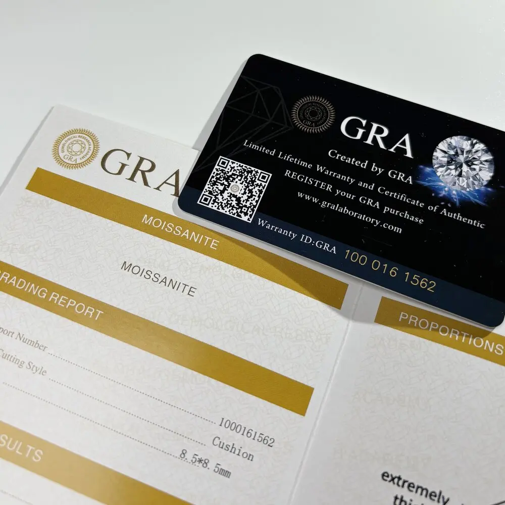 Lemon Color Loose square Radiant Cut  synthetic Moissanite Stone with GRA Certificate  for Women Jewelry Ring Earrings Making