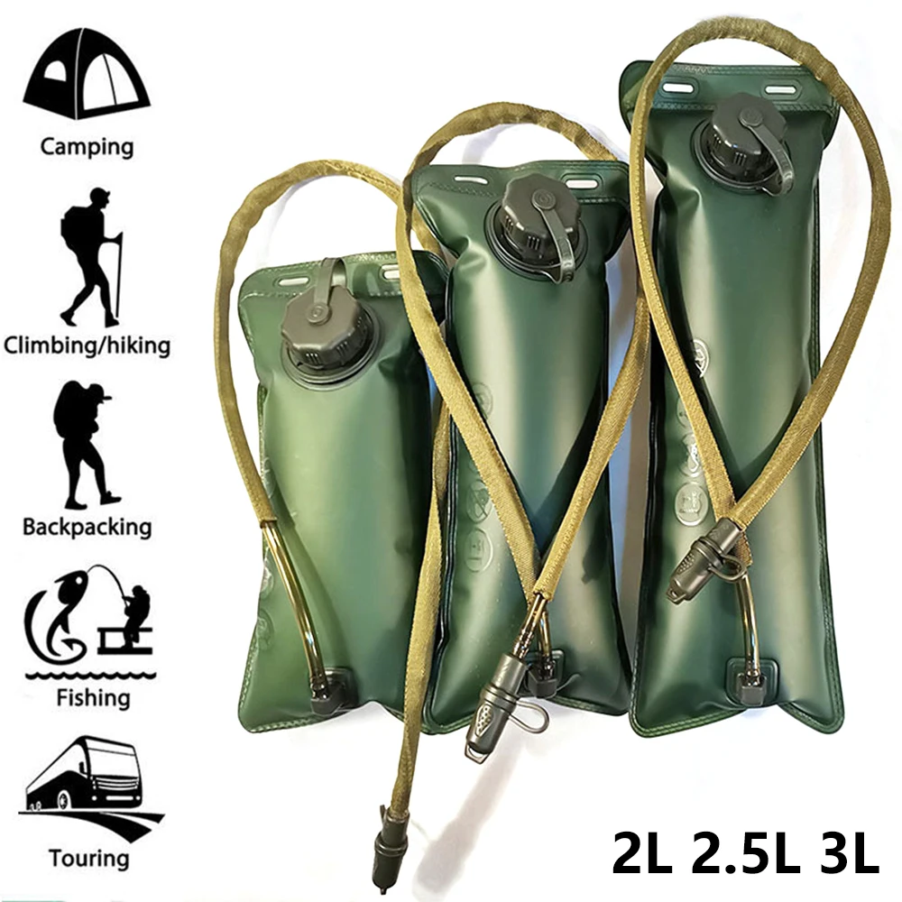 2L 2.5L 3L Water Bladder Water Reservoir Hydration Pack Storage Bag Free Folding Camping Running Hydration Vest Backpack