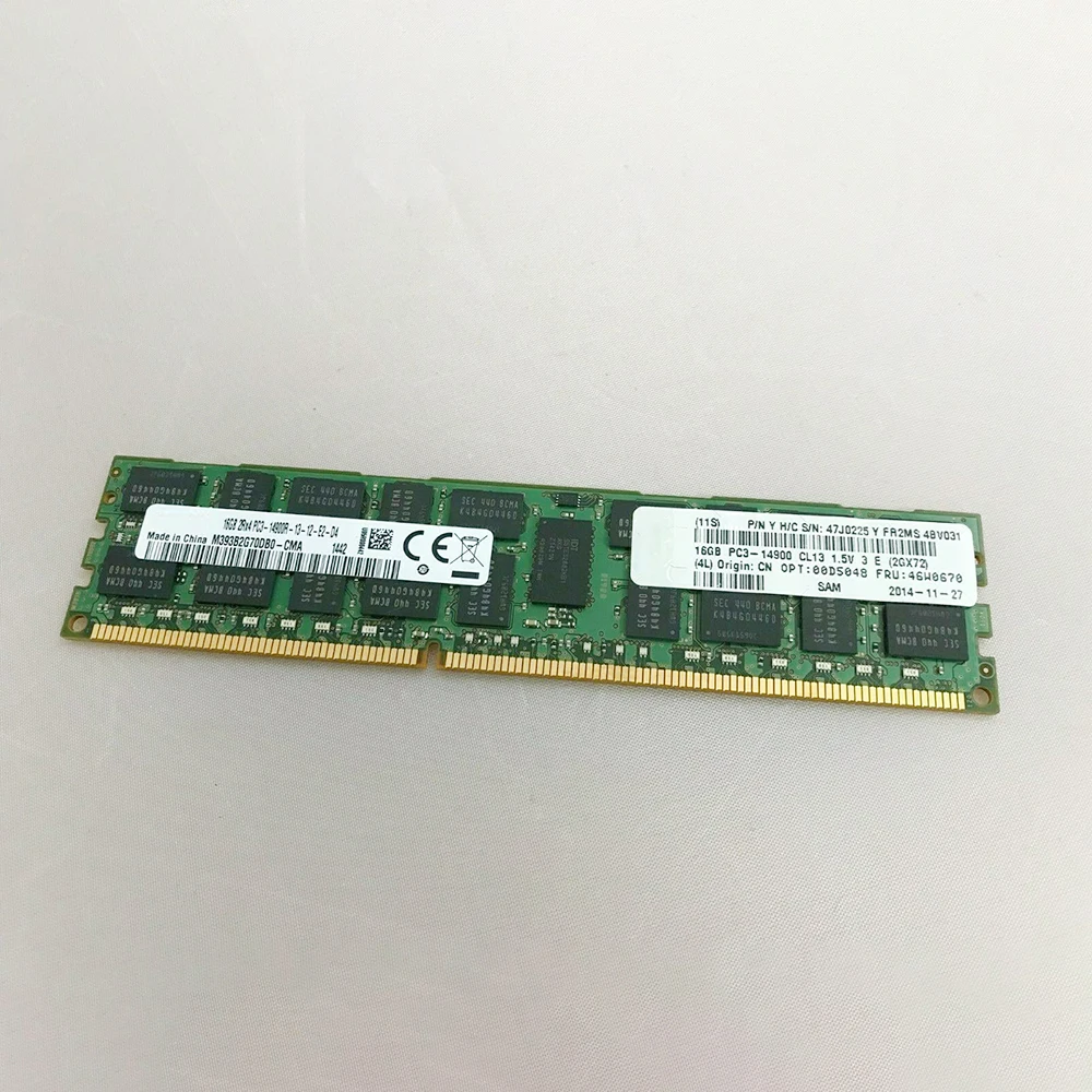 1PCS Server Memory For IBM RAM 00D5048 46W0670 00D5047 47J0225 16GB DDR3 PC3 14900R 1866 REG 5 1PCS Server Memory For IBM RAM 00D5048 46W0670 00D5047 47J0225 16GB DDR3 PC3 14900R 1866 REG - Image 3