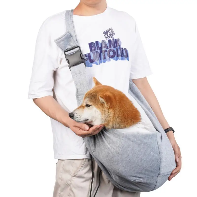 Mesh Breathable Portable Pet Outdoor Bag Outdoor Cat and Dog Shoulder Bag Comfortable Sling Handbag Cat and Dog Accessories