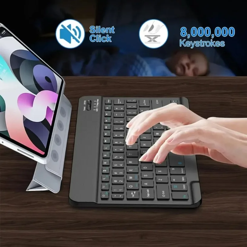 Keyboard and Mouse Kit 10 inch Bluetooth for tablet ipad Xiaomi Samsung Huawei Lenovo For Android ios Windows