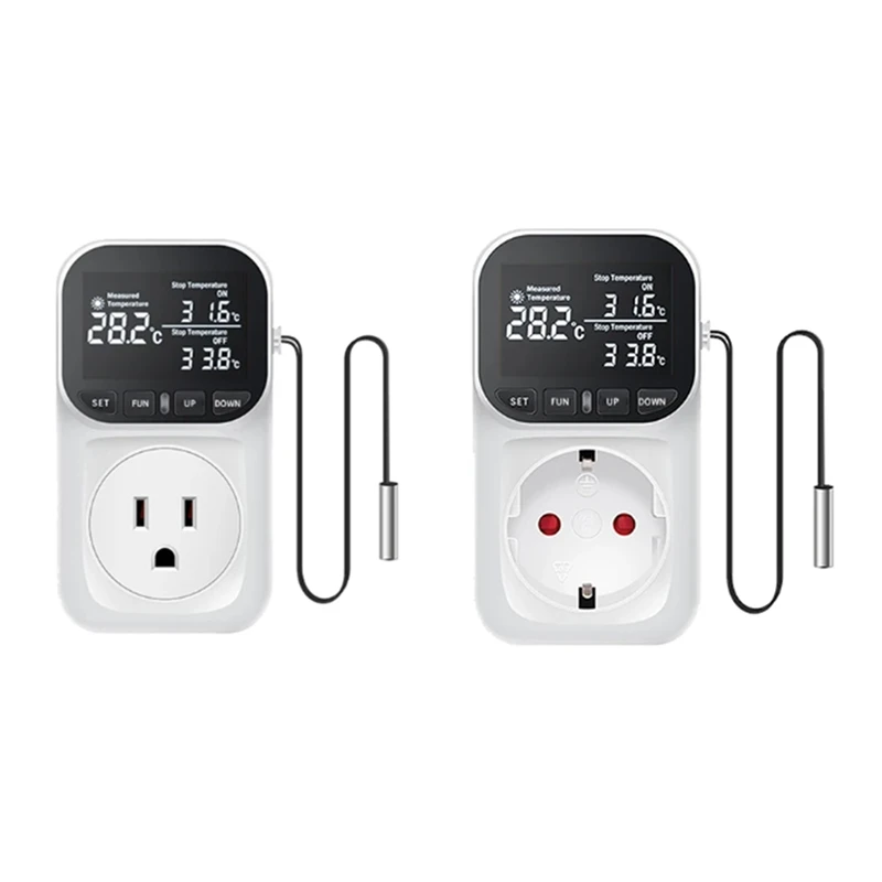 

High-Precision Digital Display Smart Thermostat Fish Tank Touch Screen Home Thermostat Socket