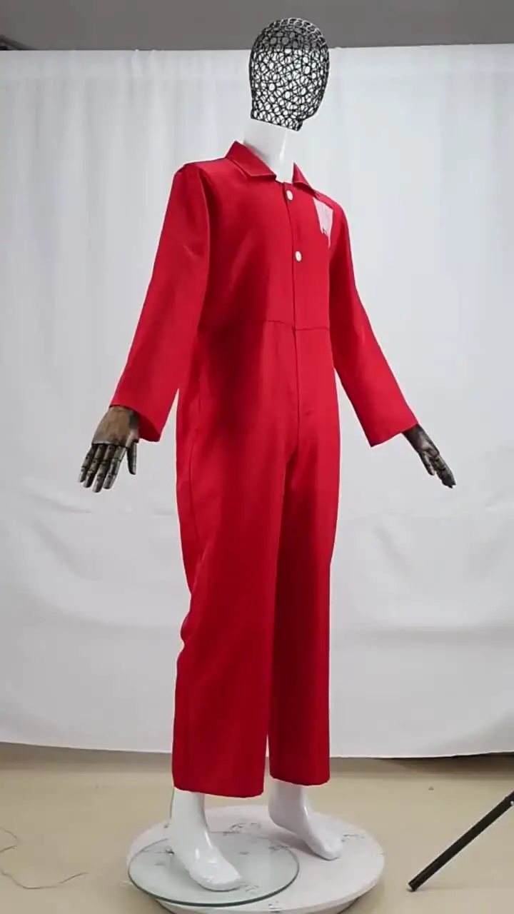 Slipknot Cosplay Costume Joey Halloween Red Jumpsuit Slipknot Joey Blue Outfit e Slipknot Cosplay Costume Joey Halloween Red Jumpsuit Slipknot Joey Blue Outfit e