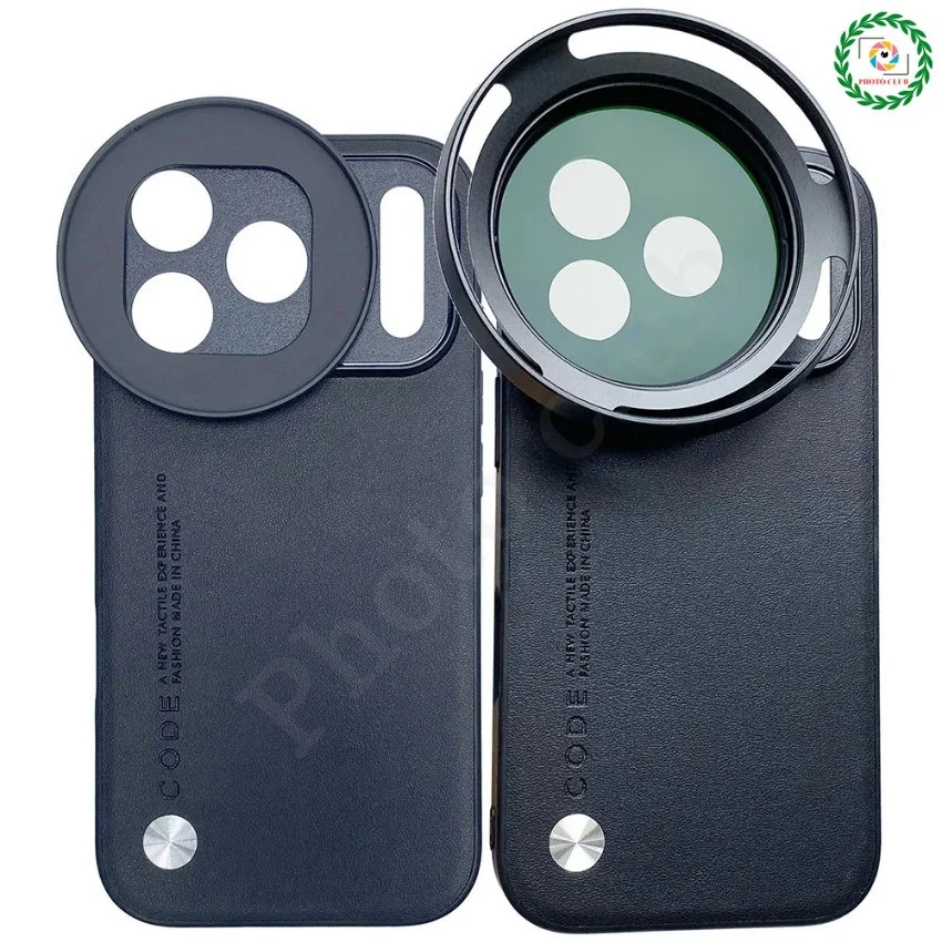 For iPhone 17 Pro Max 58MM Thread Interface Filter Ring Adapter Phone Case Filter Phone Case For iPhone 17/17 Pro CPL UV Filter