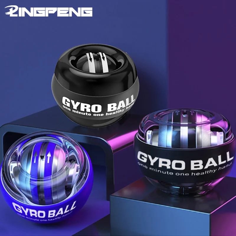 Gyro Ball Fitness Equipment Sport Gym Powerball Gyro Ball Workout Equipments Exercise Power Portable Body Building Sports Entertainment
