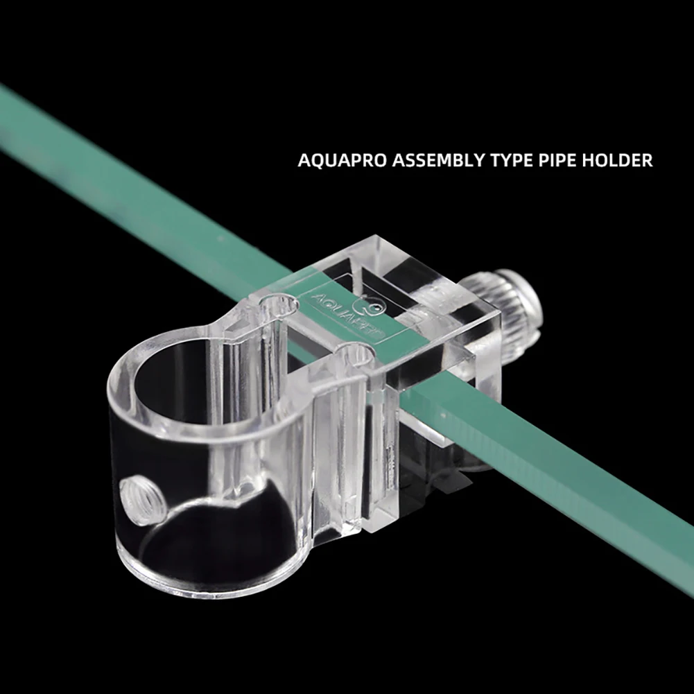 Aquarium hose holder aquarium inlet outlet hose holder PC material filtration mount fish tank tube clamp fish tank splitter fix feeder fixing seat