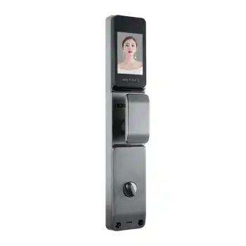 Sunlight 001Korea Digital Door Lock Electric Fingerprint 3D Face Recognition Tuya Smart Door Lock with Camera 1