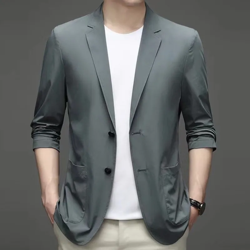 

6164-2023 men new Korean trendy business leisure professional jacket luxury Yinglun style suit
