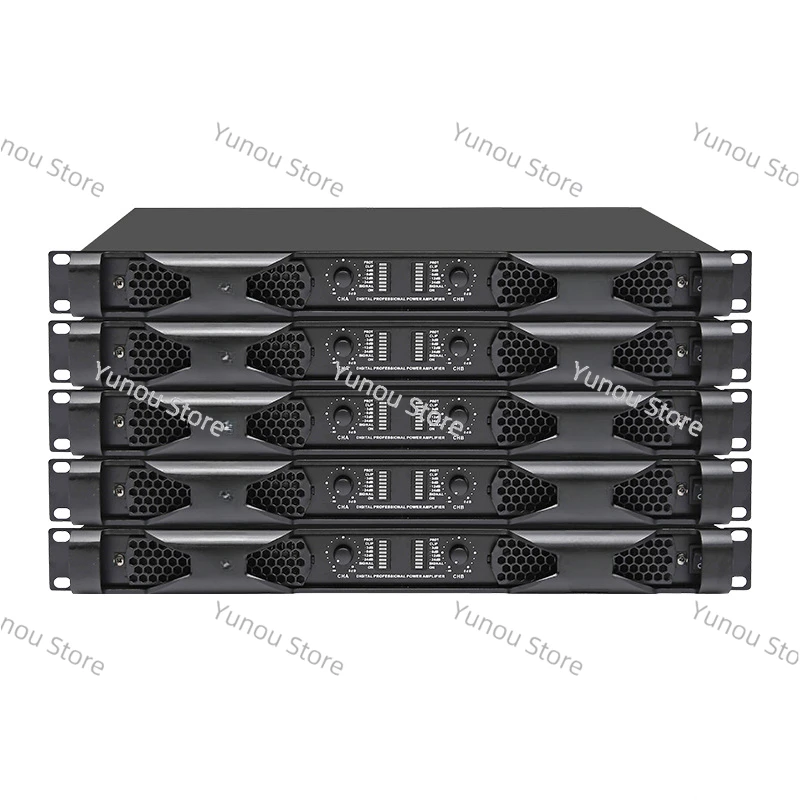 

Wholesale of 1800W digital amplifier, high-power four channel amplifier, conference stage KTV pure rear stage amplifier