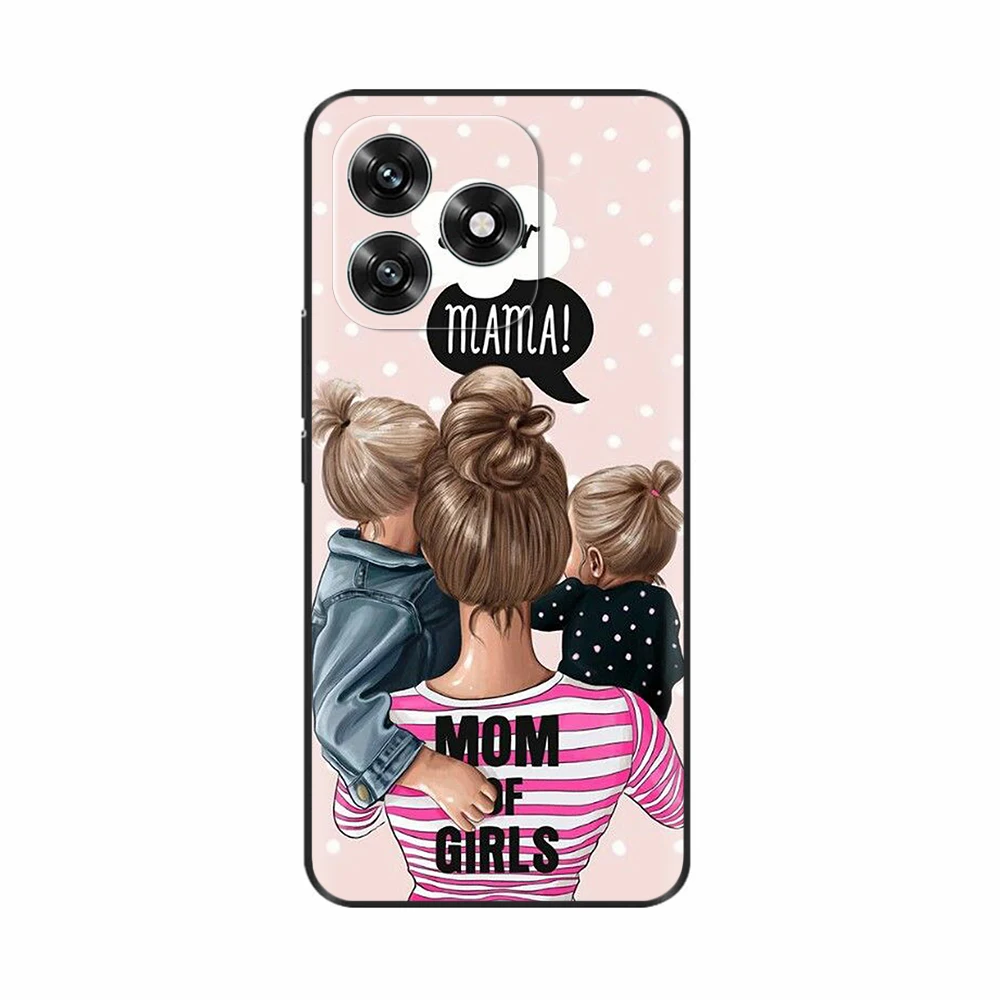 Black Silicone Shockproof Phone Case - Soft Back Cover and Protective Shell