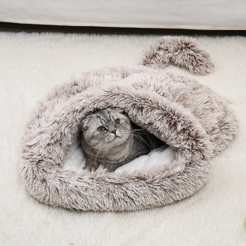 fluffy luv cat sleeping bag