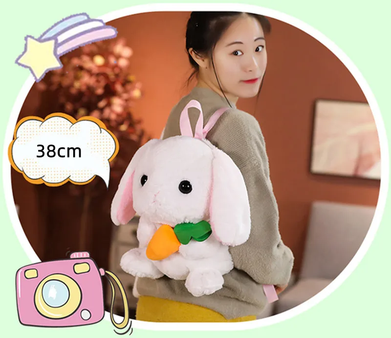 Kawaii Plushie Backpack - Rodent Collection word3