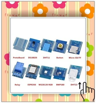 WeMos D1 Mini Pro V3.0 NodeMcu 4 MB/16 MB Bytes Lua WIFI Internet of Things Entwicklungsboard basierend auf ESP8266 CH340G Nodemcu V2 – Detail 1