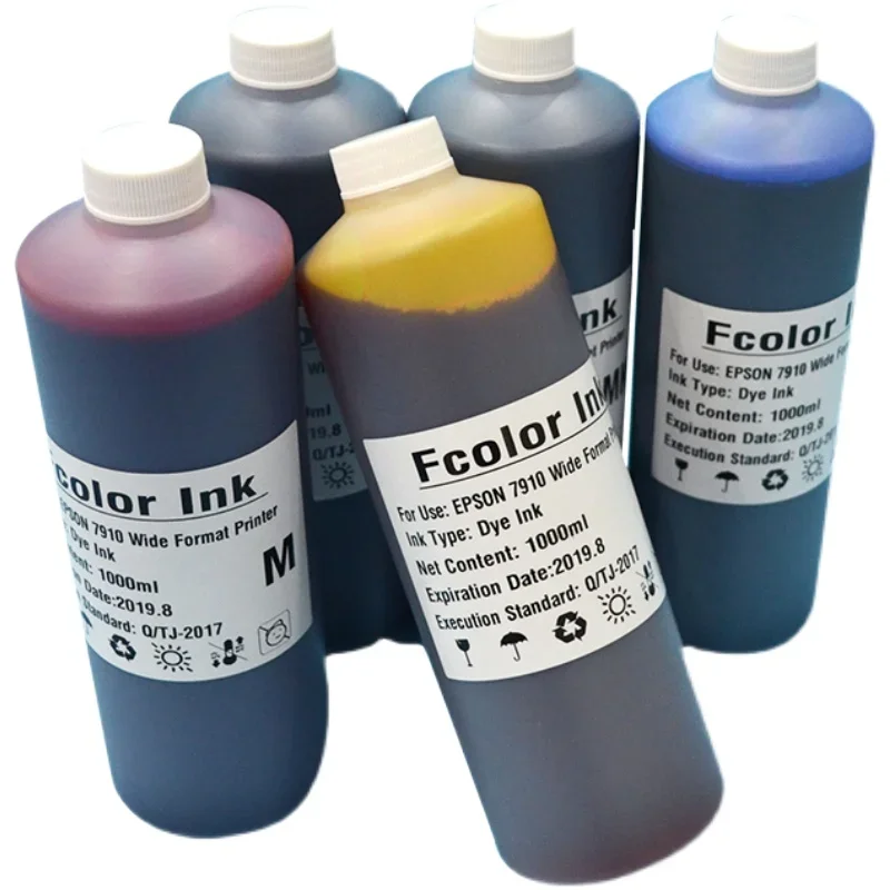Tinta Dye Recarregáveis para Epson Stylus Pro Impressora Compatível 7900 9908 9890 1000ml - Imagem 2