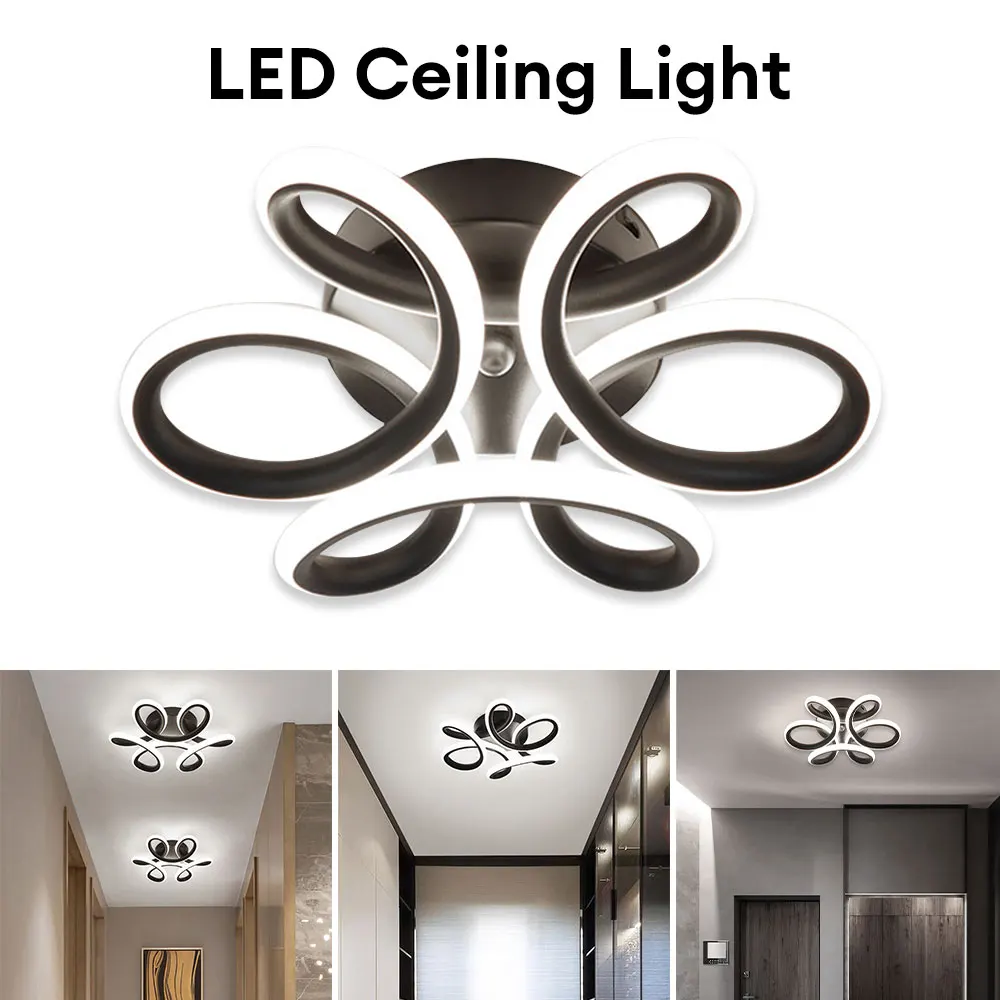 20W 220V Modern Flower LED Ceiling Light Household LED Chandelier for Bedroom Living Room Corridor led ceiling light led chandelier ceiling light