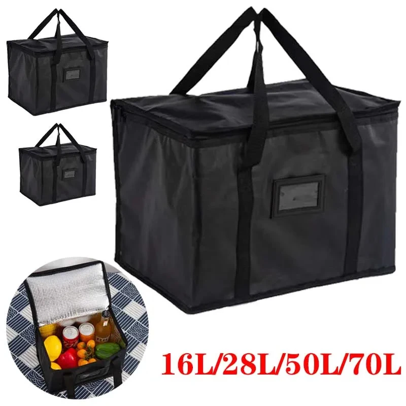 2025 New Insulated Lunch Bags Food Storage Container Convenient Takeaway Delivery Tote Pouch Durable High Quality Warm Cold Bag