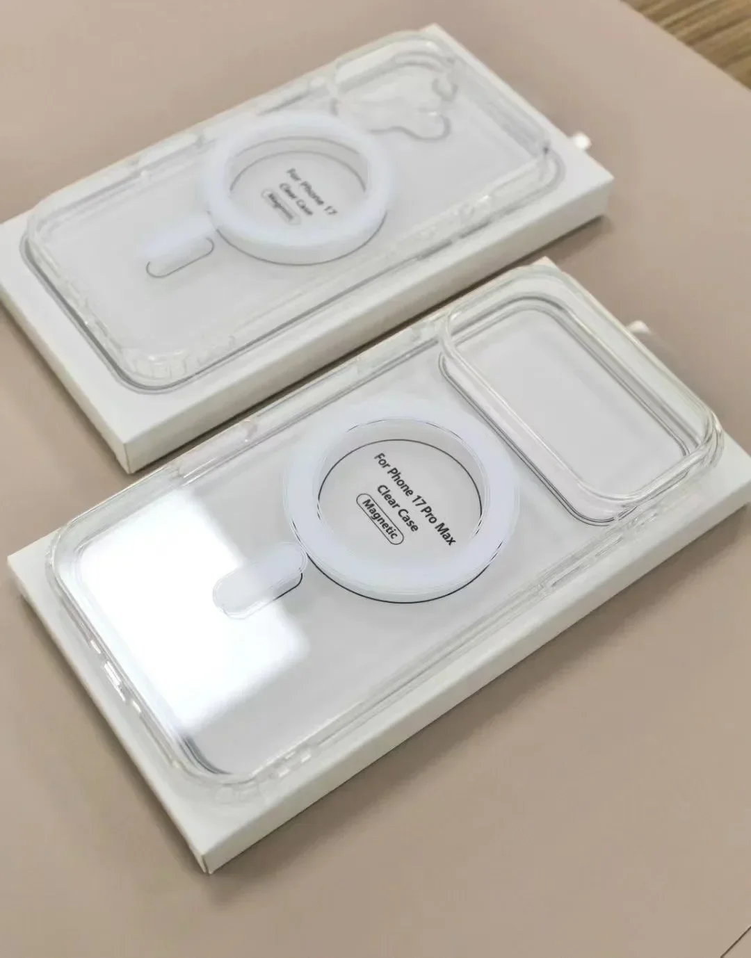 Sleek Transparent MagSafe Shockproof Case with Magnetic Charging Feature