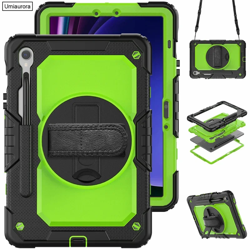 Heavy Duty Shockproof Kids Tablet Case with Silicone Armor Stand