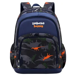 New Kids Orthopedic school backpack Boys Dinosaur Primary school Backpack Children School bags for Girls Grade1-3-6 Two Size