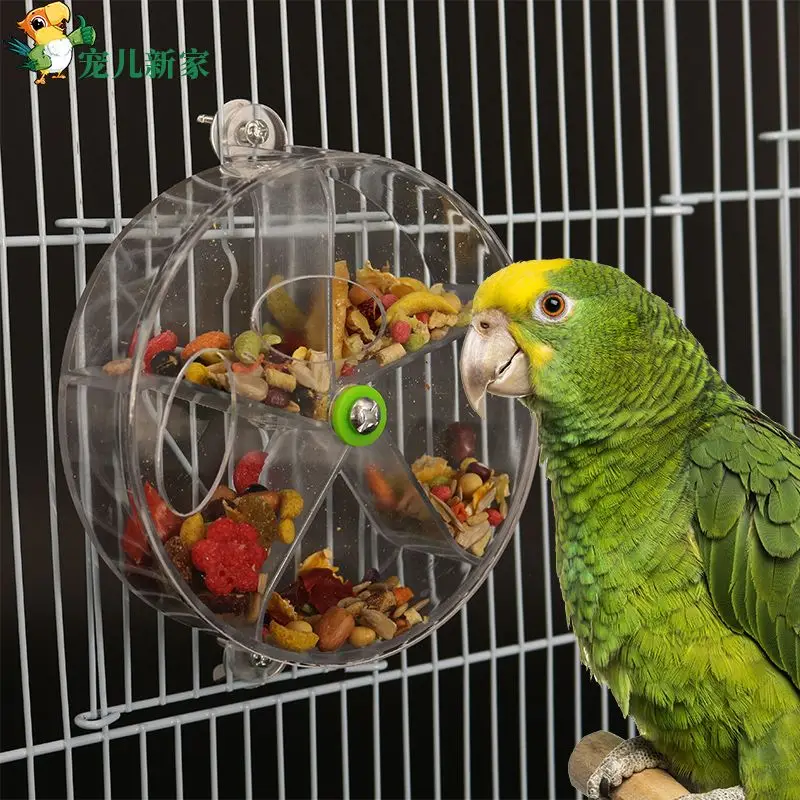 

Средний и большой попугай форгар автоматическая кормушка игрушки для птиц Бубль обучающие игрушки