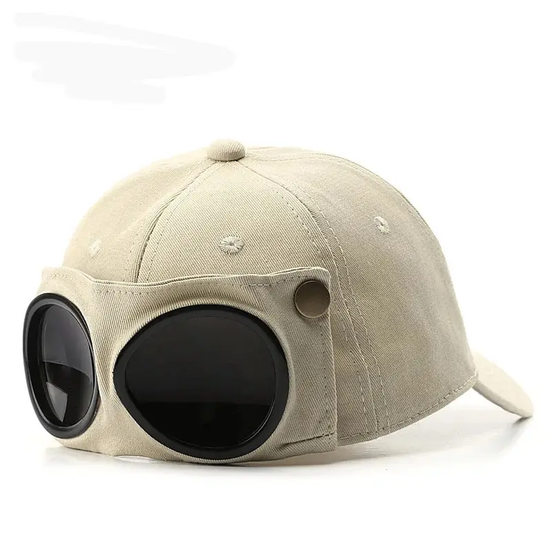 Sun Hats Aviator Hat Korean Version Personality Glasses Cap Men Sunglasses Spring And Summer Baseball Cap