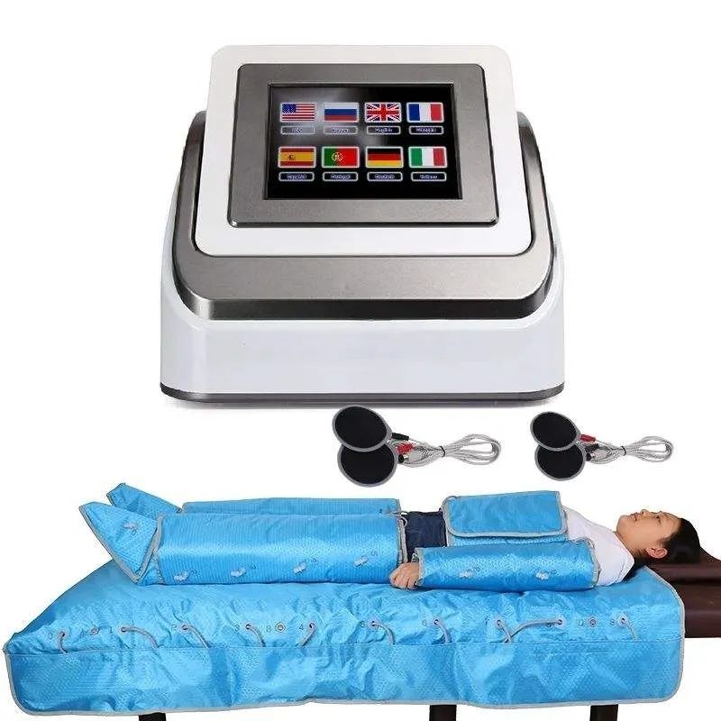 3-in-1 Full Body Compression Massage Therapy Kit Touch Screen Lymphatic Drainage Machine for Legs Buttocks Arms-Pressure Thera