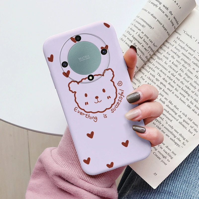 Charming Love Heart Daisy Flowers Silicone Soft Cute Cartoon Phone Case
