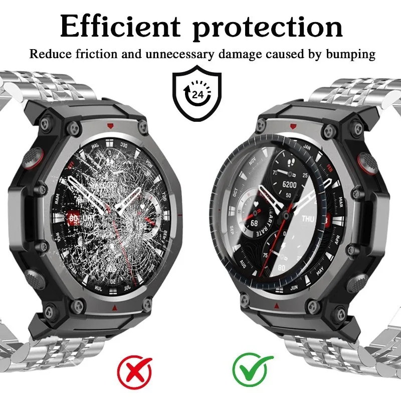 Anti-Scratch Full Coverage Screen Protector Pack for Smartwatches - Premium PMMA Film