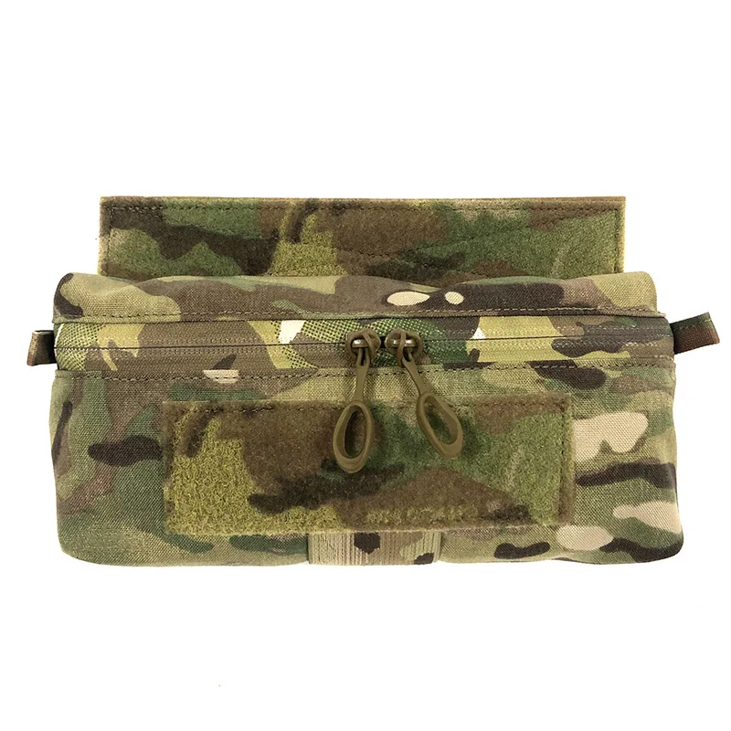 

FMA 2022 New FPC Style Hunting Chest Pouch Expanded Waist Attached Pouches Multicam Mini Tactical Hanging Dangler Pouch
