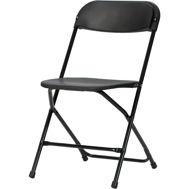 10 PCS Plastic Folding Chair, Portable Commercial Chair, 350 LB Capacity Premium Plastic Folding Chairs, Chair