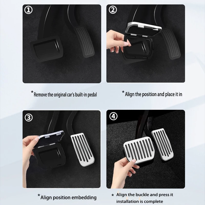 Enhanced Antislip Brake and Accelerator Pedal Cover for Juniper Floor Mats Accessories