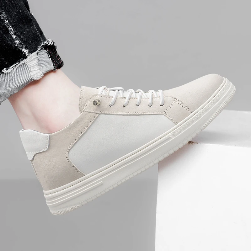 Luxury mens elevator shoes height increase invisible 8cm heighten increasing sports sneakers elevate taller lift leather shoes