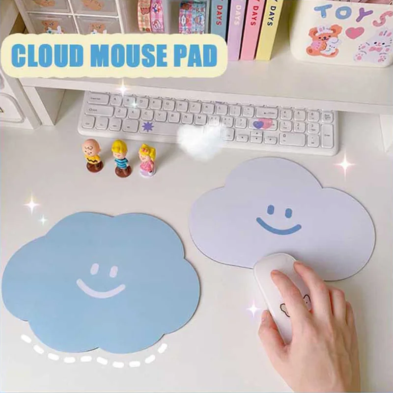 

Cute Mouse Pad Office Storage Table Mat Creative Soft Cushion Pink Kawaii Computer Keyboard Mat Organizer for The Office Desk