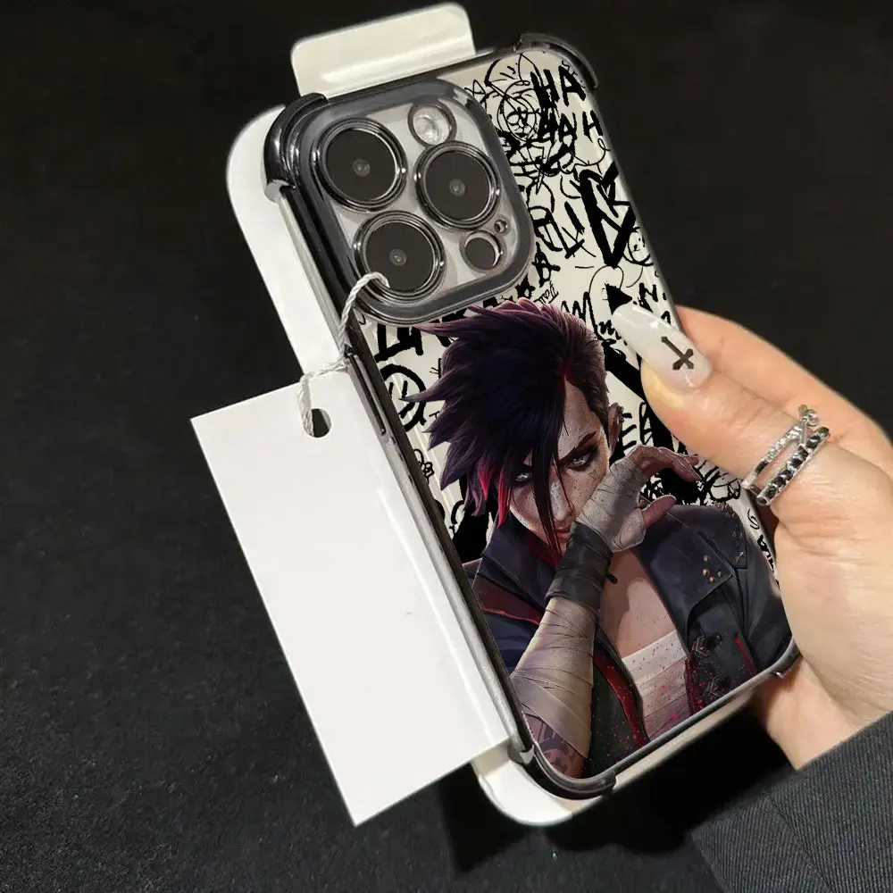 Enhanced Phone Case with Cool Plating and Anti-Fall Airbag Design