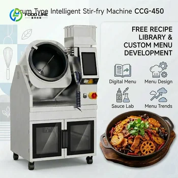 Customized Commercial Automatic Cooking Robot Multifunctional Electric Food Stir Fry Machine Free Recipes Included Recipe 1