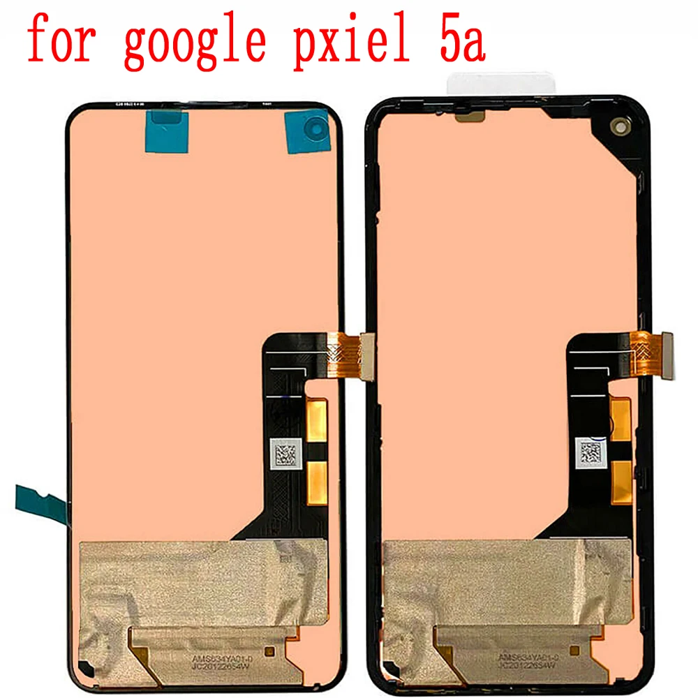 LCD Screen Display For Google Pixel 5a 5G Pixel 5a Display Screen Touch  Panel Digitizer For Google Pixel 5 LCD GD1YQ GTT9Q Frame