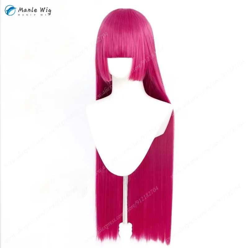 Anime Hojo Sophy Cosplay Perücke 80cm Lang Rosé Pink Frauen Cosplay Perücke Hitzebeständiges Synthetikhaar Halloween + Perückenmütze 5