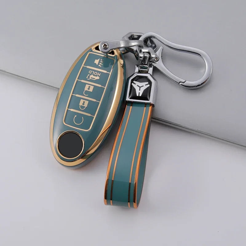 5 Buttons TPU Shell Fob Holder Keychain Protector For Nissan Rouge Maxima Altima Sentra Murano Qashqai Car Remote Key Case Cover key case key case cover car key shell remote control case cover