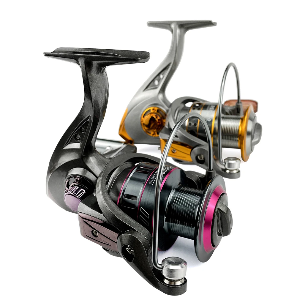 Spinning Fishing Reels Fishing Reels Spinning Fishing Accessory GHOTDA Metal Spool Spinning Wheel DC/YO 1000-7000 Series Fishing Reels Gear Ratio 5.2:1 Fishing Accessories
