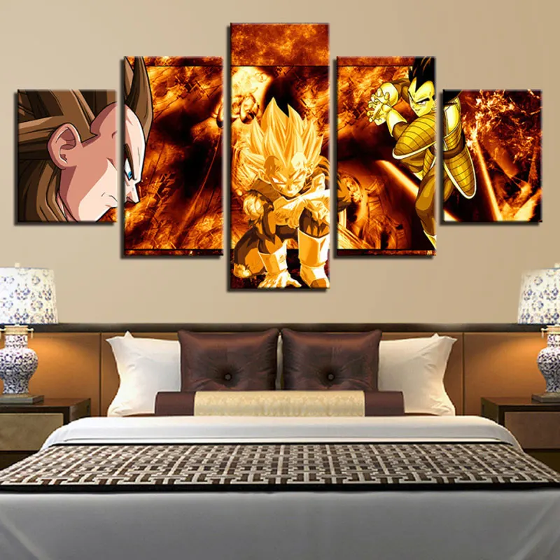 Dragon Ball - Panels Poster Emoldurado, Quadro em