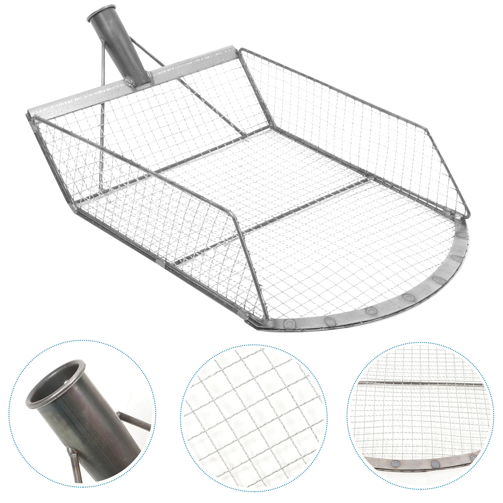 

Grain Shovel Scoop Replacement Head Harvest Sieve Maize Corn Scoop Drain Spade Shovel Sand Sifting Shovel Garden Sieve Trowel