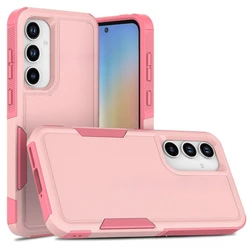 Rugged Dual - Layer Armor Protector Case with Xover7 Pro Hybrid Design - A17 (Pink)