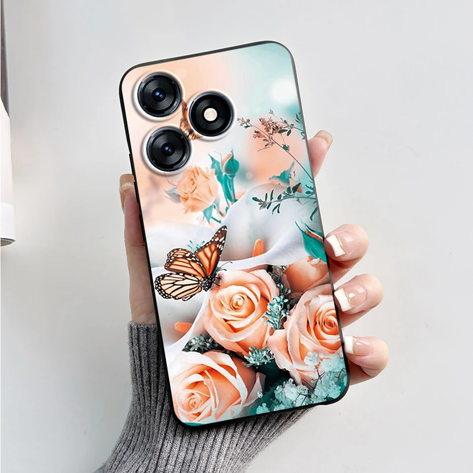 Fashion Marble Silicone Black Soft Phone Case - 2023 Edition