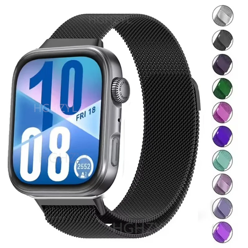 Magnetic Milanese Stainless Steel Strap for Smartwatch Wristband Bracelet Accessories